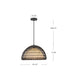 Bondi One Light Pendant Matte Black/Opal-Pendants-Alora-Lighting Design Store