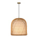 Bondi One Light Pendant Brushed Gold/Opal Glass-Pendants-Alora-Lighting Design Store