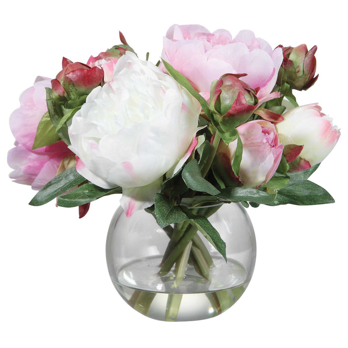 Blaire Bouquet Pink And Cream-Home Accents-Uttermost-Lighting Design Store