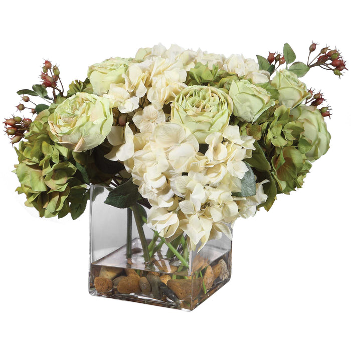 Cecily Bouquet Cream-Home Accents-Uttermost-Lighting Design Store
