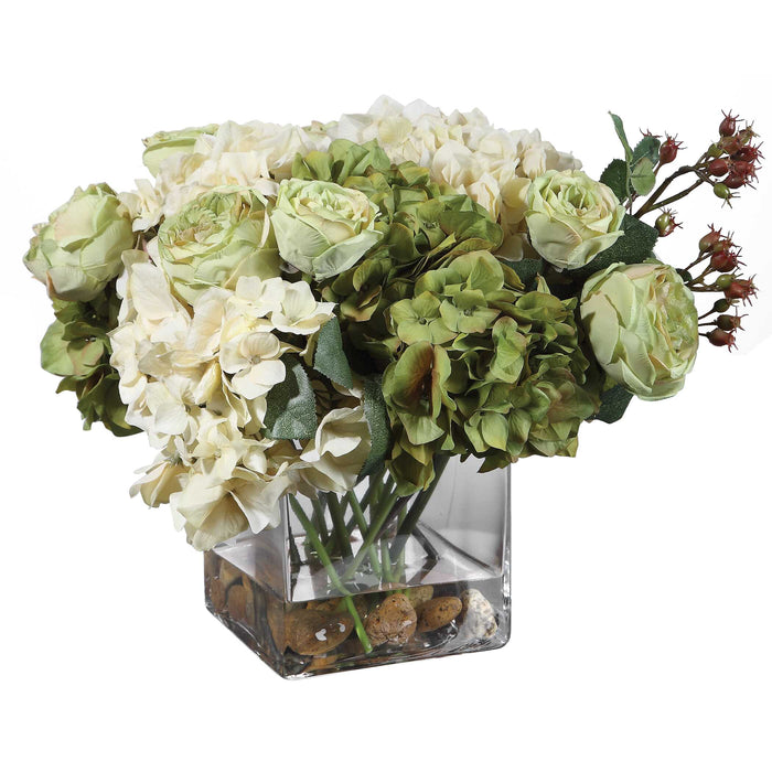 Cecily Bouquet Cream-Home Accents-Uttermost-Lighting Design Store