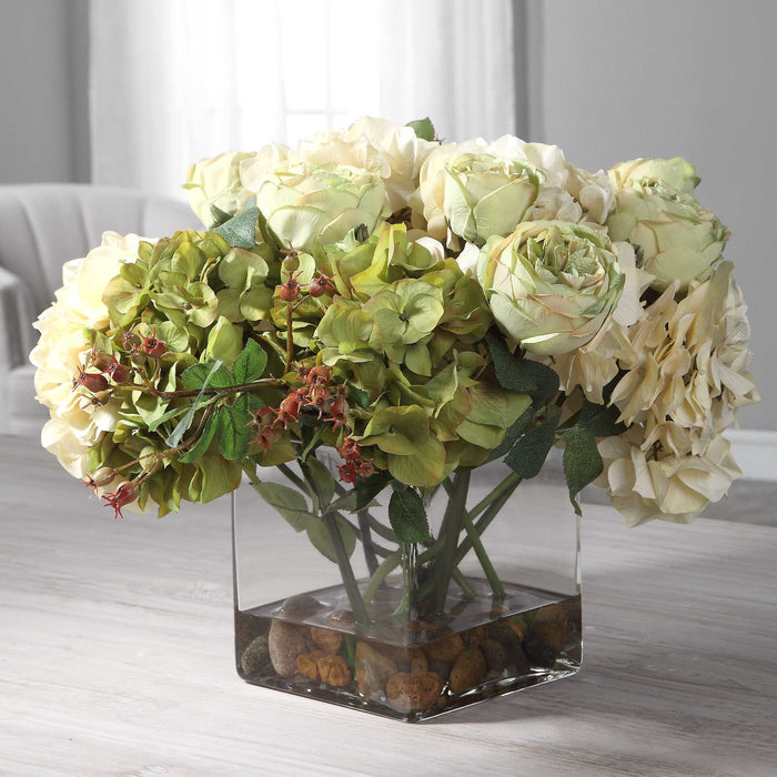 Cecily Bouquet Cream-Home Accents-Uttermost-Lighting Design Store