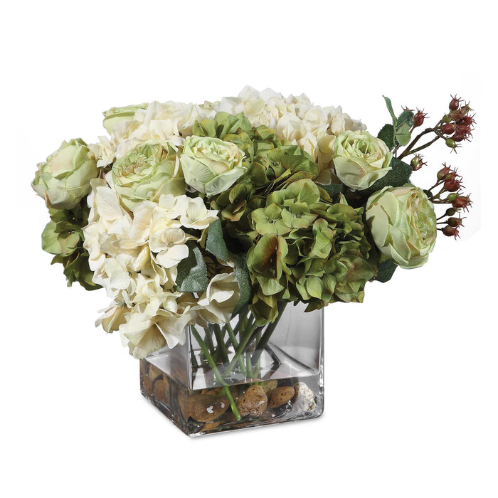 Cecily Bouquet Cream-Home Accents-Uttermost-Lighting Design Store