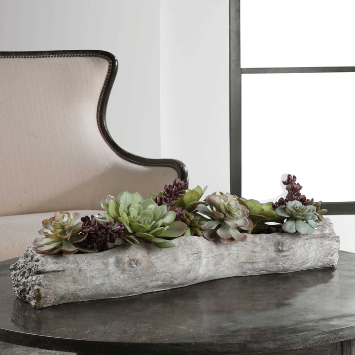 Charita Succulents Greens And Burgundy-Home Accents-Uttermost-Lighting Design Store