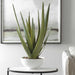 Evarado Planter Glossy White-Home Accents-Uttermost-Lighting Design Store