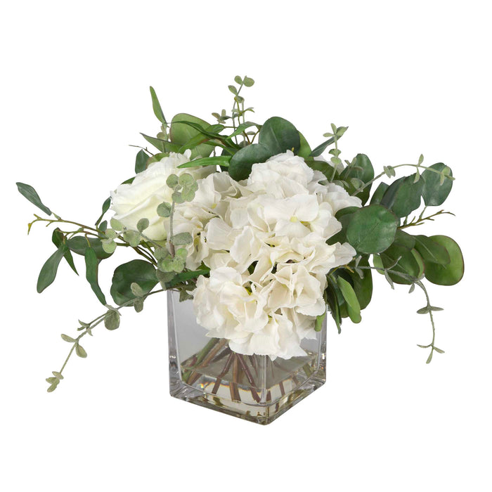 Rosewood Bouquet Featuring Cream-Home Accents-Uttermost-Lighting Design Store