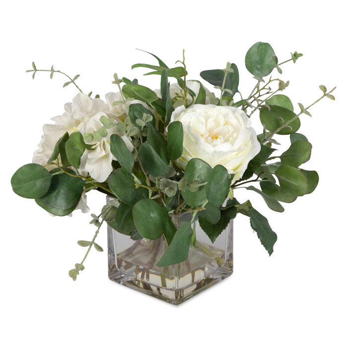 Rosewood Bouquet Featuring Cream-Home Accents-Uttermost-Lighting Design Store