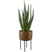 Arabia Planter Antique Brass-Home Accents-Uttermost-Lighting Design Store