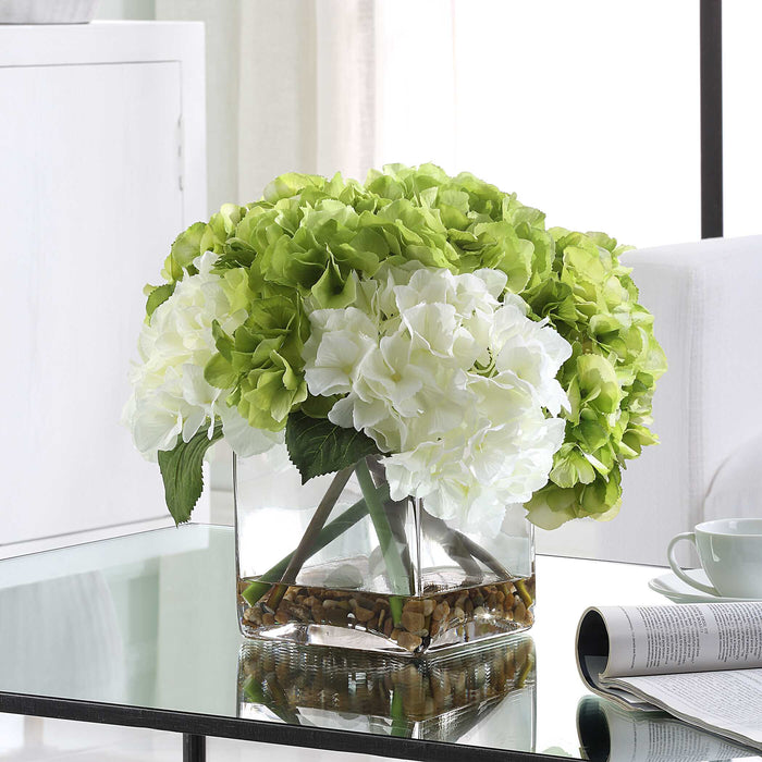 Savannah Bouquet White-Home Accents-Uttermost-Lighting Design Store