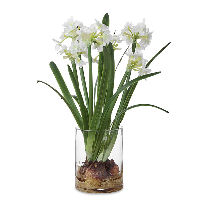 Lacey Daffodil Accent Arrangement Paperwhite-Home Accents-Uttermost-Lighting Design Store