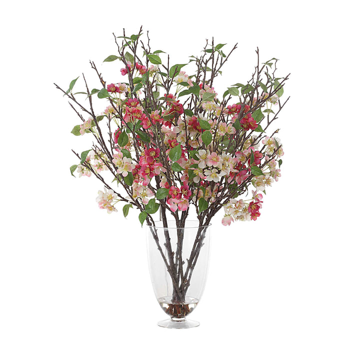 Spring Blooms Centerpiece Ivory And Blush-Home Accents-Uttermost-Lighting Design Store