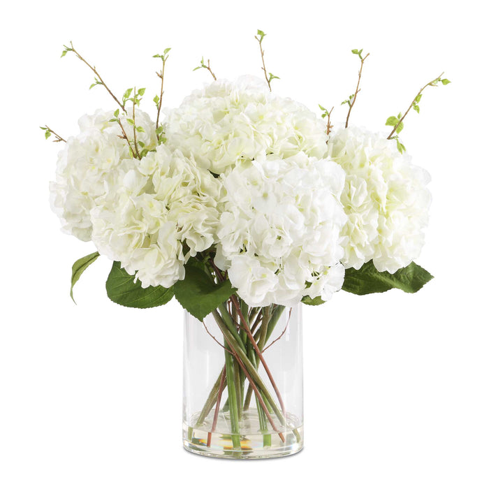Anastasia Hydrangea Centerpiece Natural-Home Accents-Uttermost-Lighting Design Store