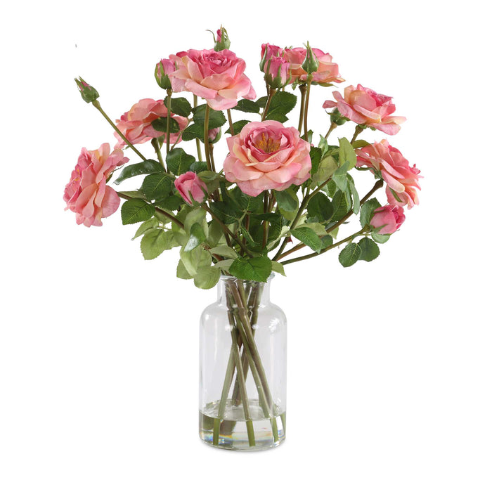 Adoration Rose Bouquet Pink-Home Accents-Uttermost-Lighting Design Store
