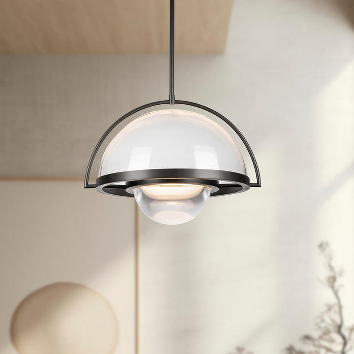 Bowery LED Pendant Urban Bronze-Pendants-Kuzco Lighting-Lighting Design Store