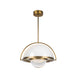 Bowery LED Pendant Vintage Brass-Pendants-Kuzco Lighting-Lighting Design Store