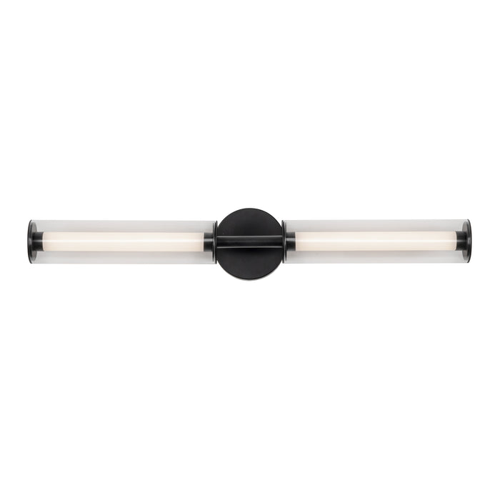 Braga LED Vanity Black-Bathroom Fixtures-Kuzco Lighting-Lighting Design Store