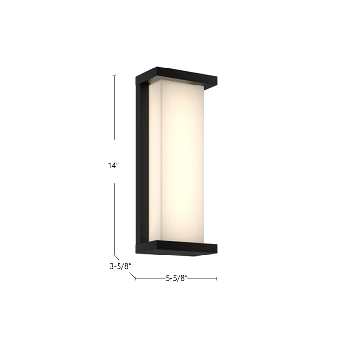 Bravo LED Exterior Wall Mount Black-Exterior-Kuzco Lighting-Lighting Design Store