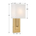 Brent One Light Wall Sconce-Sconces-Crystorama-Lighting Design Store