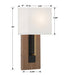 Brent One Light Wall Sconce-Sconces-Crystorama-Lighting Design Store