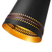 Brickell One Light Wall Sconce Matte Black/Hazelnut Leather-Lamps-Alora-Lighting Design Store