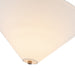 Bridgette One Light Semi-Flush Mount Brushed Gold/White Linen-Semi-Flush Mts.-Alora-Lighting Design Store