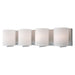 Bridgewater Four Light Vanity Chrome-Bathroom Fixtures-Kuzco Lighting-Lighting Design Store