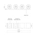 Bridgewater Four Light Vanity Chrome-Bathroom Fixtures-Kuzco Lighting-Lighting Design Store