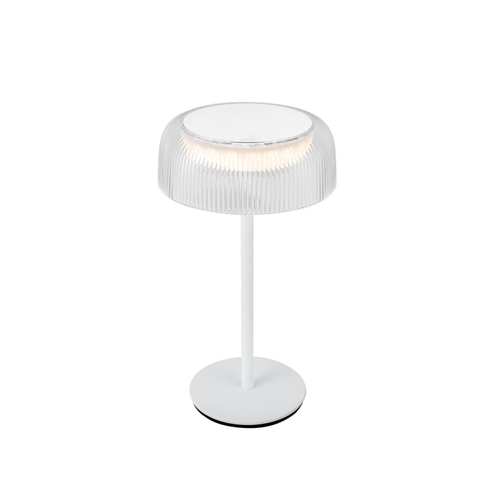 Brilla LED Table Lamp White-Lamps-Kuzco Lighting-Lighting Design Store