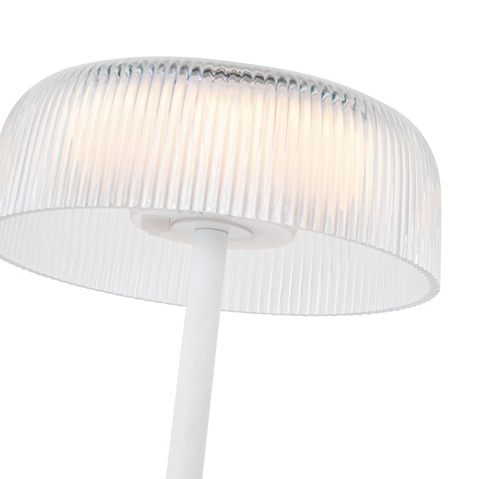 Brilla LED Table Lamp White-Lamps-Kuzco Lighting-Lighting Design Store