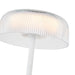 Brilla LED Table Lamp White-Lamps-Kuzco Lighting-Lighting Design Store