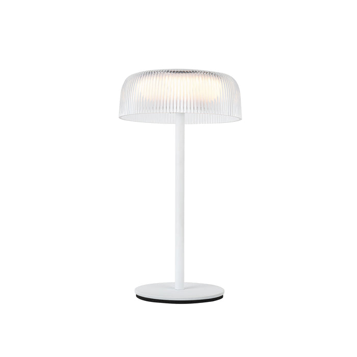 Brilla LED Table Lamp White-Lamps-Kuzco Lighting-Lighting Design Store