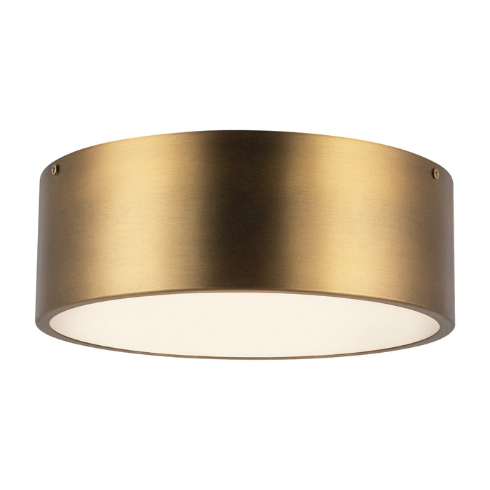 Brisbane Two Light Flush Mount Aged Gold-Flush Mounts-Alora-Lighting Design Store