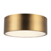 Brisbane Two Light Flush Mount Aged Gold-Flush Mounts-Alora-Lighting Design Store