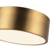 Brisbane Two Light Flush Mount Aged Gold-Flush Mounts-Alora-Lighting Design Store