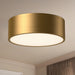 Brisbane Two Light Flush Mount Aged Gold-Flush Mounts-Alora-Lighting Design Store