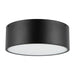 Brisbane Two Light Flush Mount Matte Black-Flush Mounts-Alora-Lighting Design Store