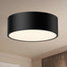 Brisbane Two Light Flush Mount Matte Black-Flush Mounts-Alora-Lighting Design Store
