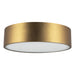 Brisbane Three Light Flush Mount Aged Gold-Flush Mounts-Alora-Lighting Design Store