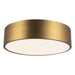 Brisbane Three Light Flush Mount Aged Gold-Flush Mounts-Alora-Lighting Design Store