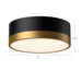 Brisbane Two Light Flush Mount Aged Gold/White-Flush Mounts-Alora-Lighting Design Store