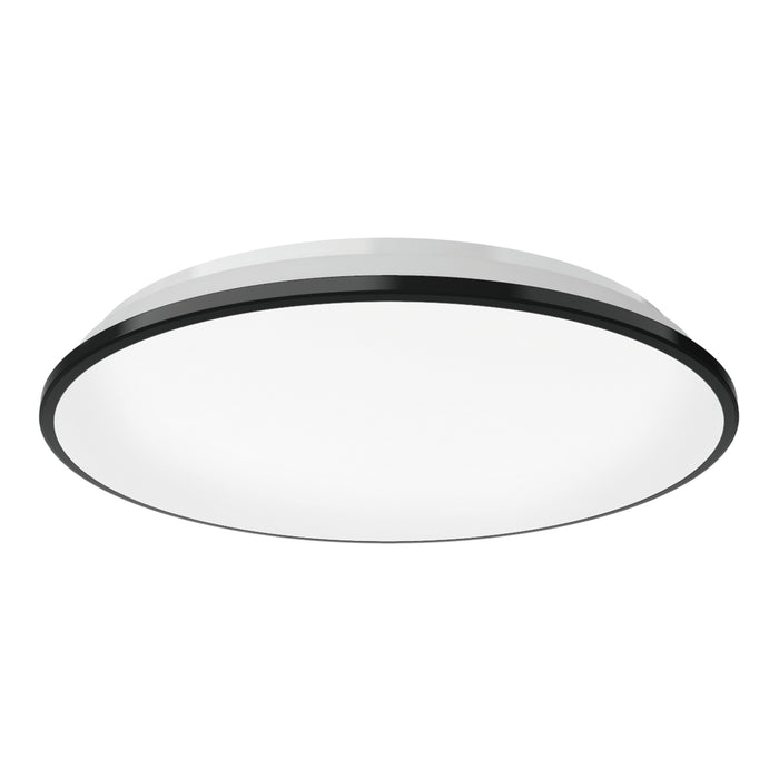 Brook LED Flush Mount Black-Flush Mounts-Kuzco Lighting-Lighting Design Store