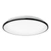 Brook LED Flush Mount Black-Flush Mounts-Kuzco Lighting-Lighting Design Store