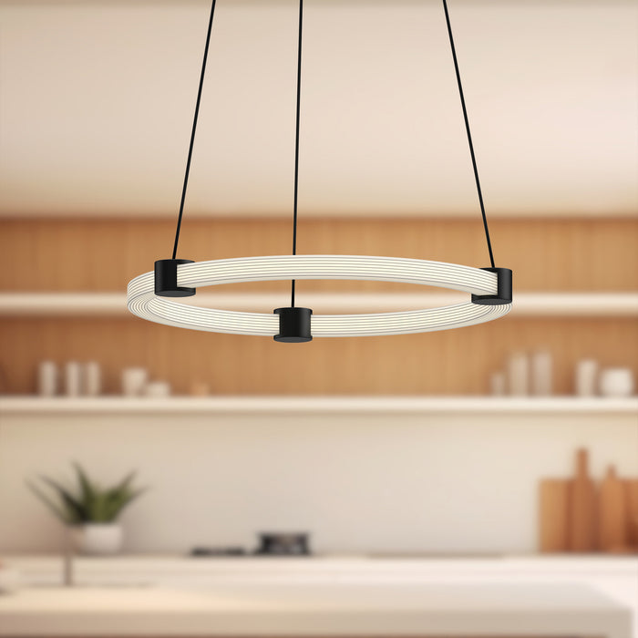 Bruni LED Pendant Black-Pendants-Kuzco Lighting-Lighting Design Store