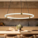 Bruni LED Pendant Brushed Gold-Pendants-Kuzco Lighting-Lighting Design Store
