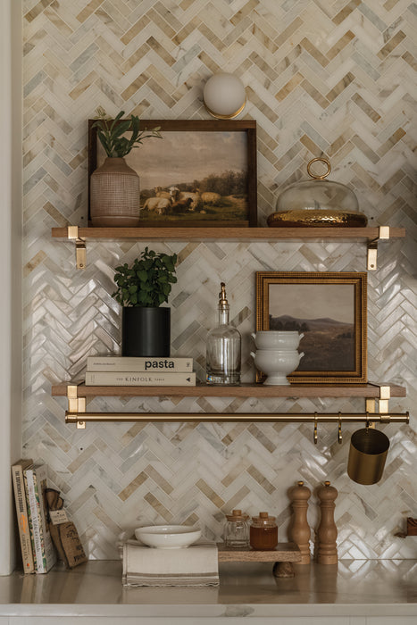 Baird LED Bath Bracket Aged Brass