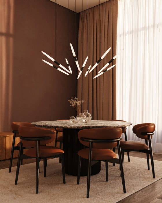 Ballet LED Pendant Satin Black