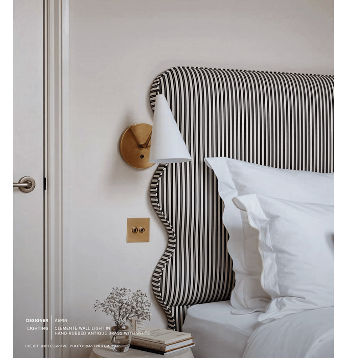 Clemente LED Wall Sconce White
