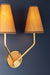 Buskirk Two Light Wall Sconce Aged Brass-Sconces-Hudson Valley-Lighting Design Store