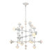 Cadence 18 Light Chandelier Antique White-Large Chandeliers-Alora-Lighting Design Store