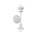 Cadence Two Light Vanity Antique White-Bathroom Fixtures-Alora-Lighting Design Store